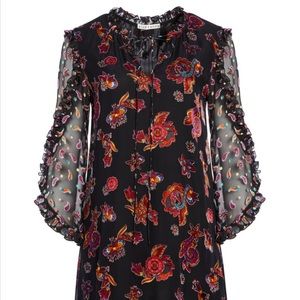 Alice & Olivia Silk Paisley Mini Dress & Tunic S